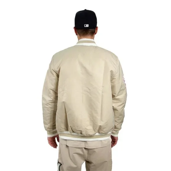 New Era New York Yankees Satin Varsity Jacket 2009 World Series Patch Men's - Picture 10 of 10